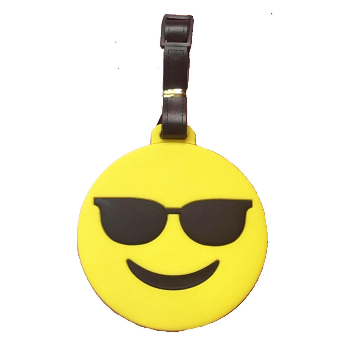 Tapp C. Travel Luggage Name Tag - Happy Face Flower