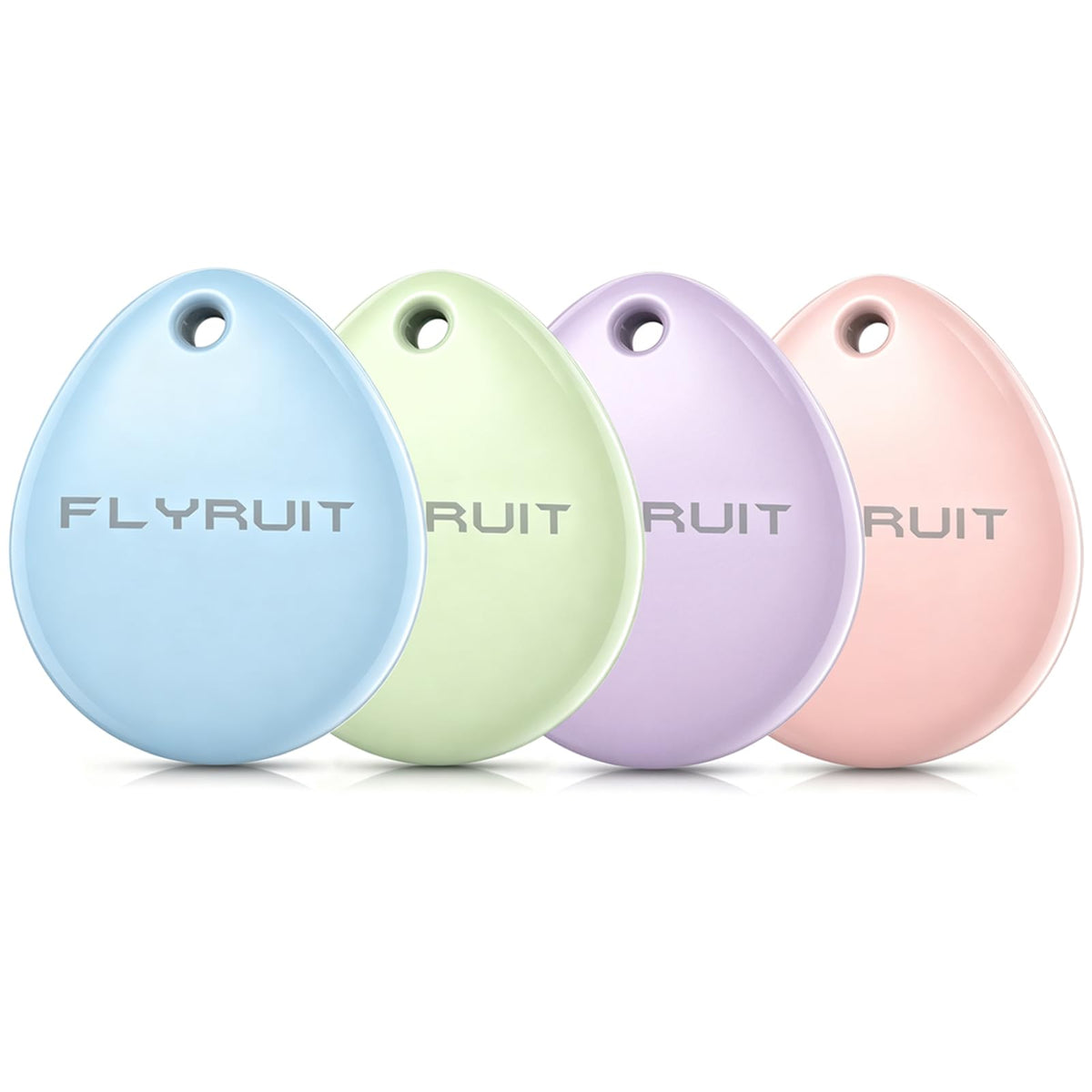 Air Tracker Tags-4 Pack for Apple Find My, iOS Only, Official MFi Certified