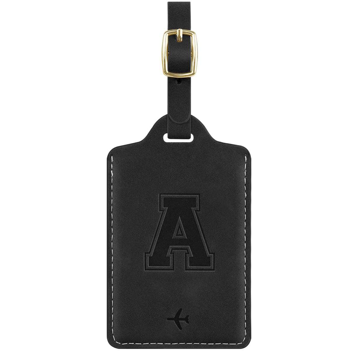 Luggage Tags for Suitcase Personalized Initial Leather Bag Tags