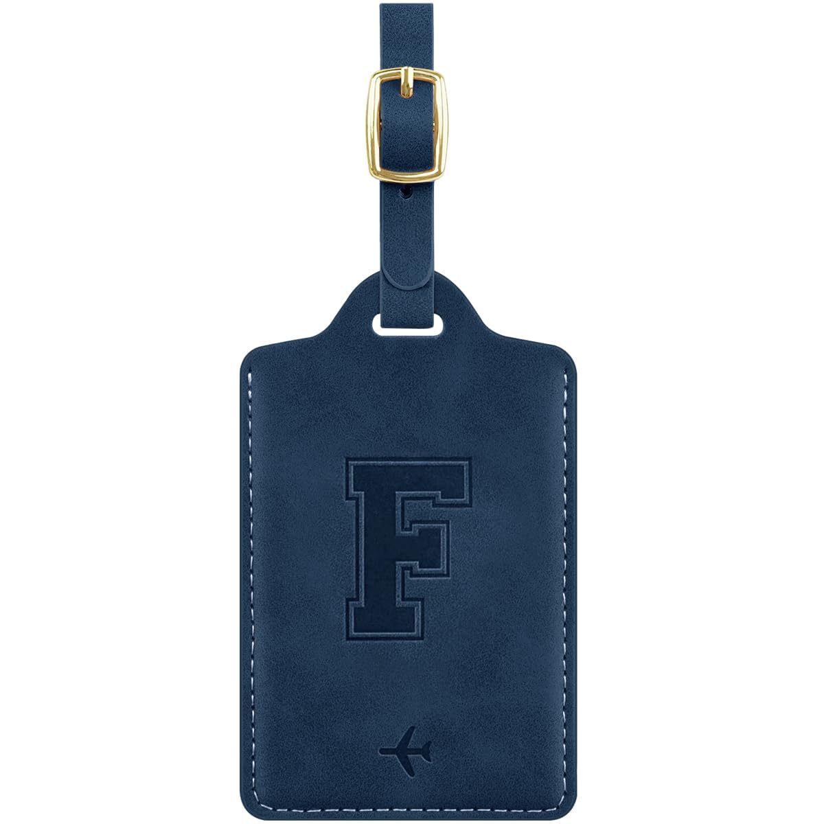 Luggage Tags for Suitcase Personalized Initial Leather Bag Tags