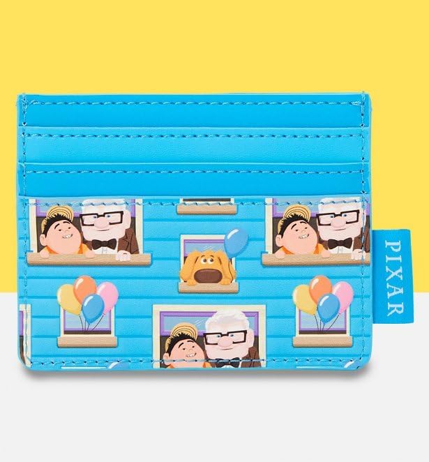 Loungefly Disney: Pixar - Up - Small Card Holder with 3 Card Slots - Great for Kids & Adults - Collectible Wallets