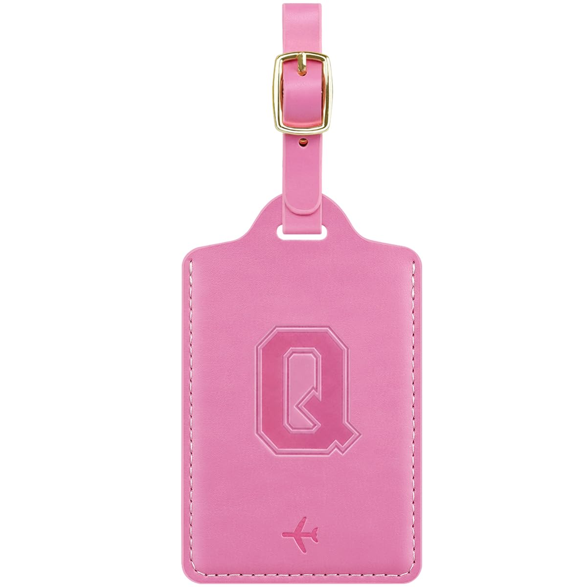 Luggage Tags for Suitcase Personalized Initial Leather Bag Tags