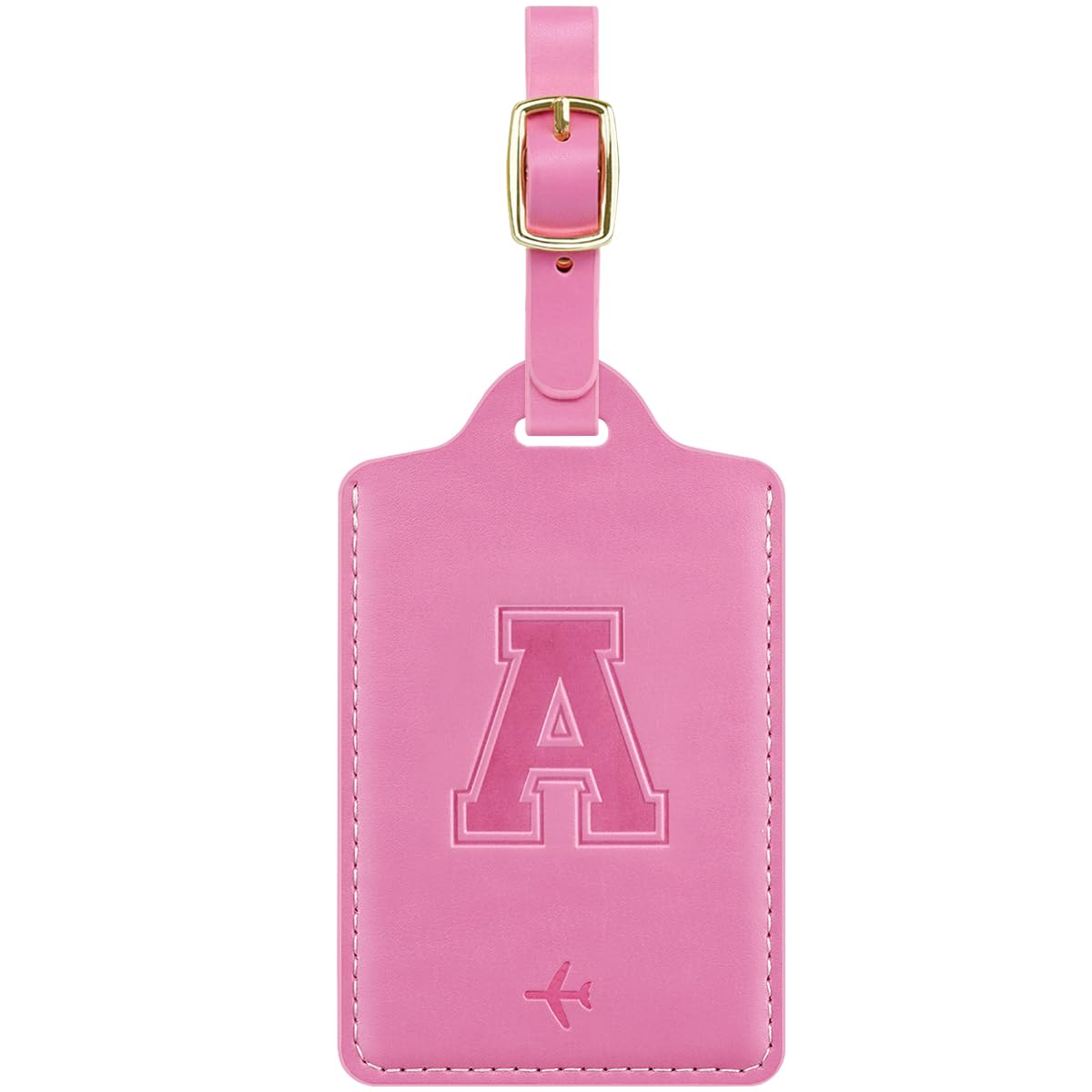 Luggage Tags for Suitcase Personalized Initial Leather Bag Tags