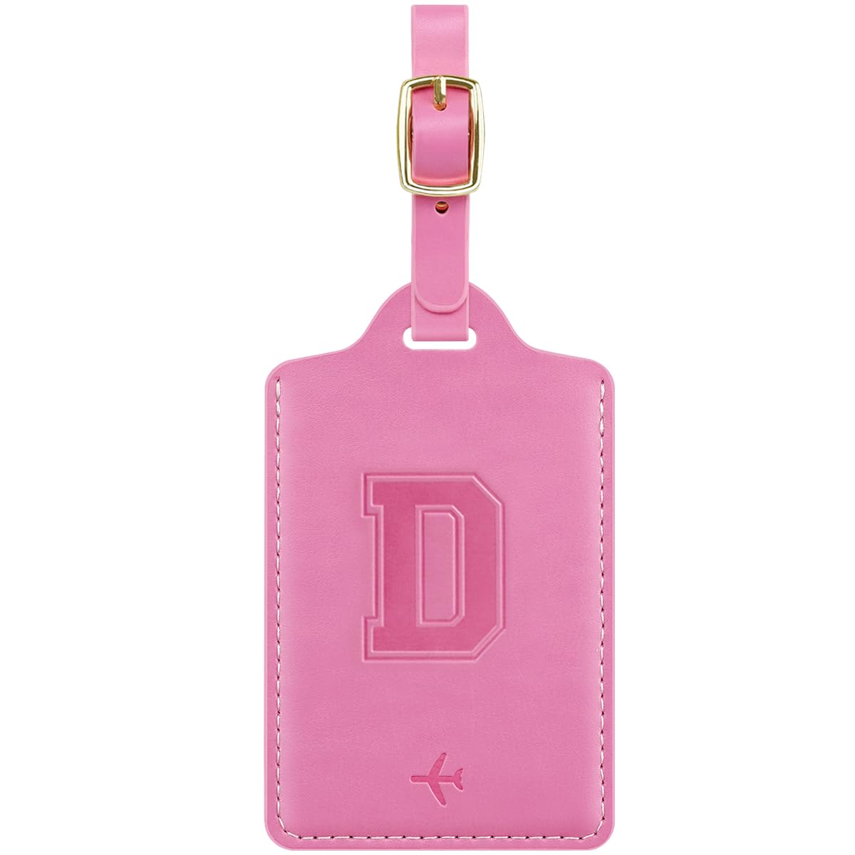 Luggage Tags for Suitcase Personalized Initial Leather Bag Tags