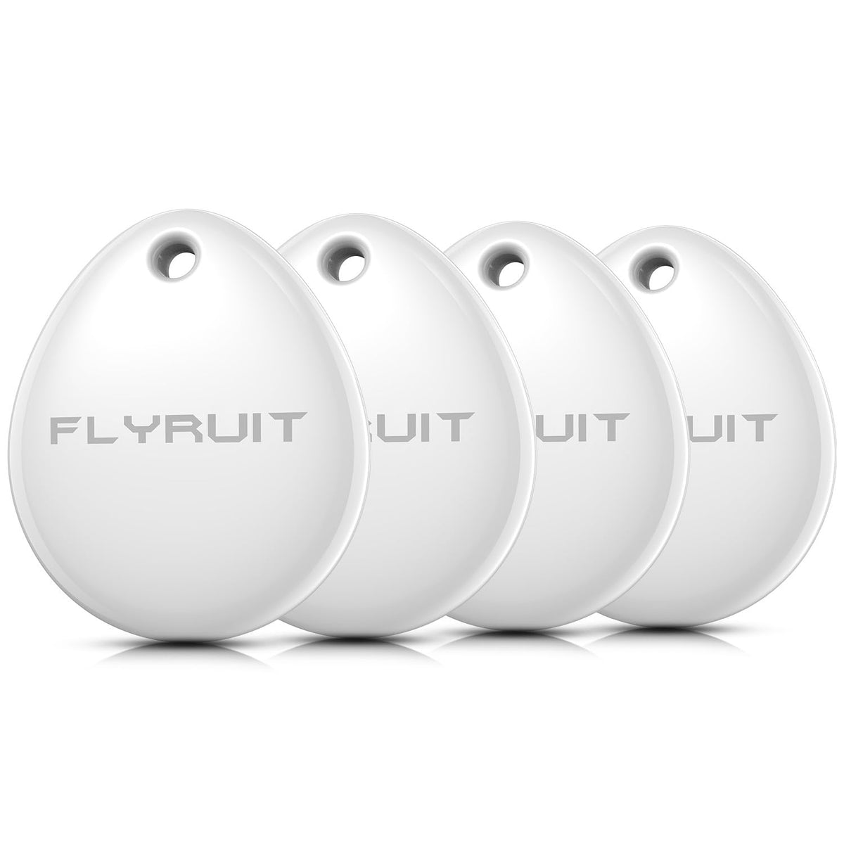 Air Tracker Tags-4 Pack for Apple Find My, iOS Only, Official MFi Certified