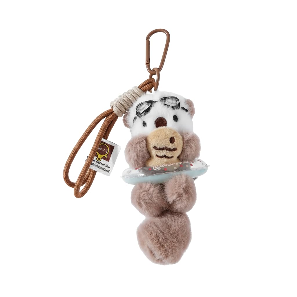 Otter Keychain Charm & Bag Charm - Cute Keychain Ring for Bags Backpacks Otter stuff - for Animal Lovers