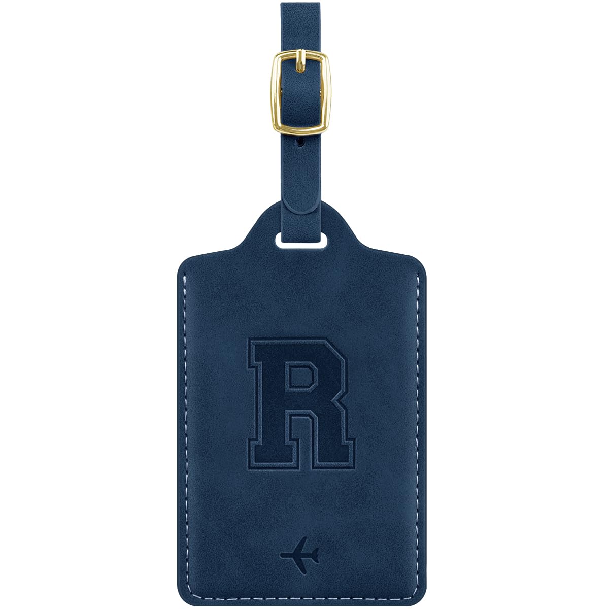 Luggage Tags for Suitcase Personalized Initial Leather Bag Tags