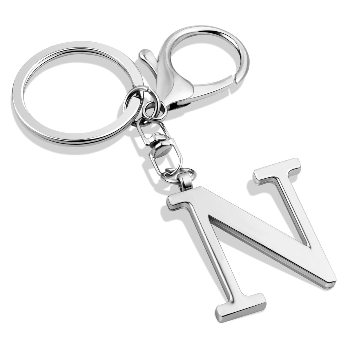 LAXPICOL Initial Letter A-Z Keychain For Women,Bag Purse Backpack Charm