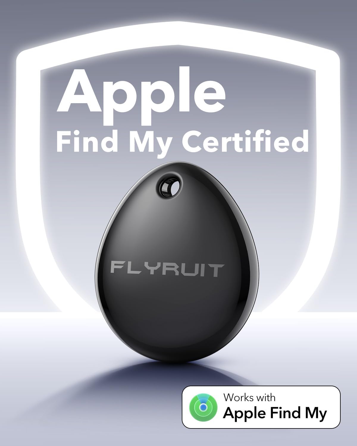 Air Tracker Tags-4 Pack for Apple Find My, iOS Only, Official MFi Certified