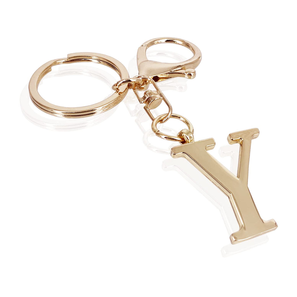 LAXPICOL Initial Letter A-Z Keychain For Women,Bag Purse Backpack Charm