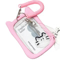 Lovely Card Covers Credit Card Case Protective Sleeve Photocard Holders Cats Ear Bus Card Protector Keychain Pendant