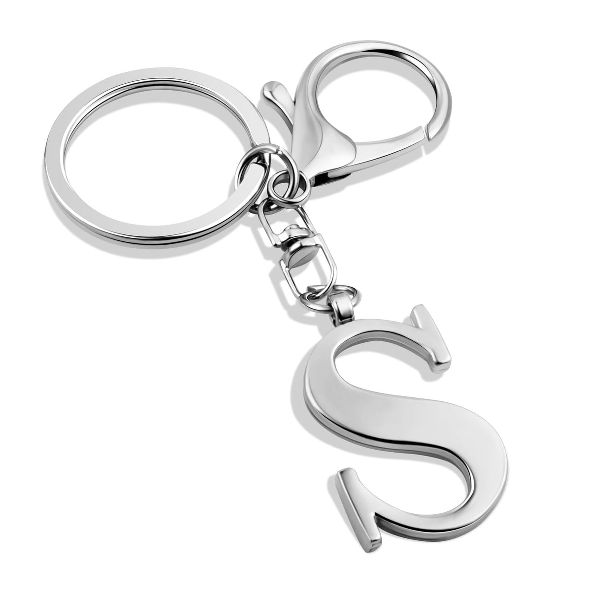 LAXPICOL Initial Letter A-Z Keychain For Women,Bag Purse Backpack Charm