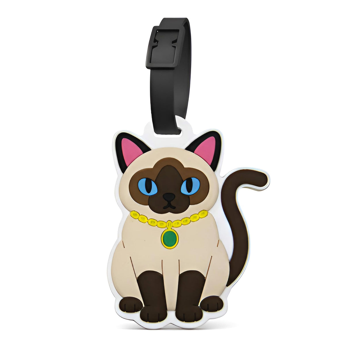 Luggage Tags for Suitcases, British Shorthair Cat Carry-On Silicone ID Tag