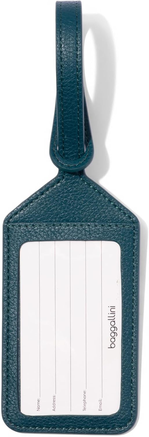 Baggallini Luggage Tag - 2.5"x4" Lightweight Travel Essential Suitcase Tag