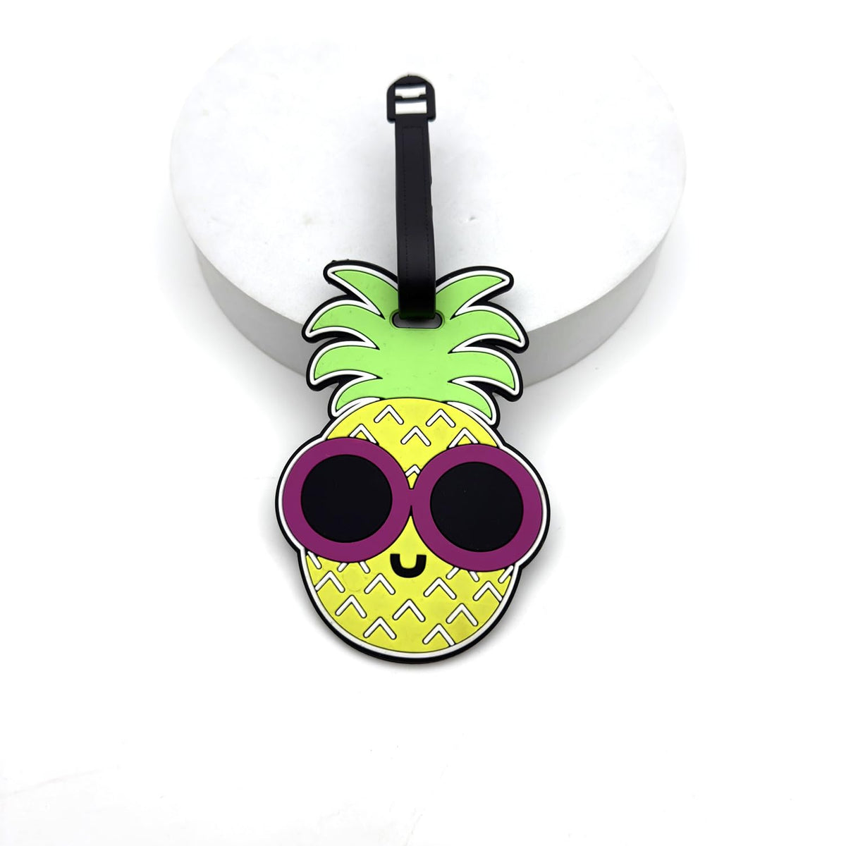 Cute Silicone Luggage Tag Funny Fruit Travel Bag Tags (Avocado)