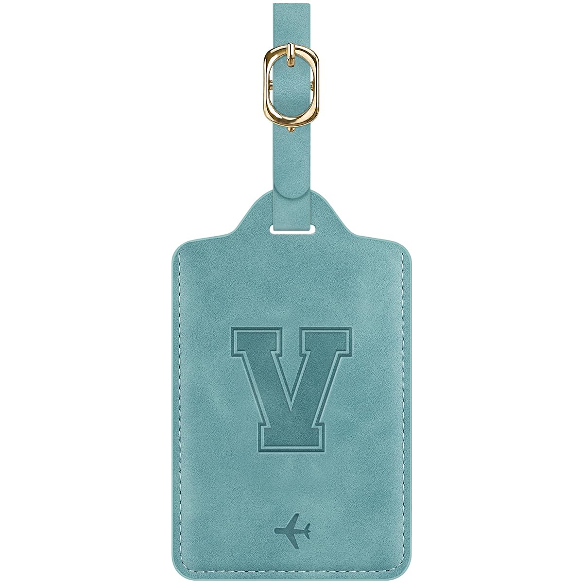 Luggage Tags for Suitcase Personalized Initial Leather Bag Tags