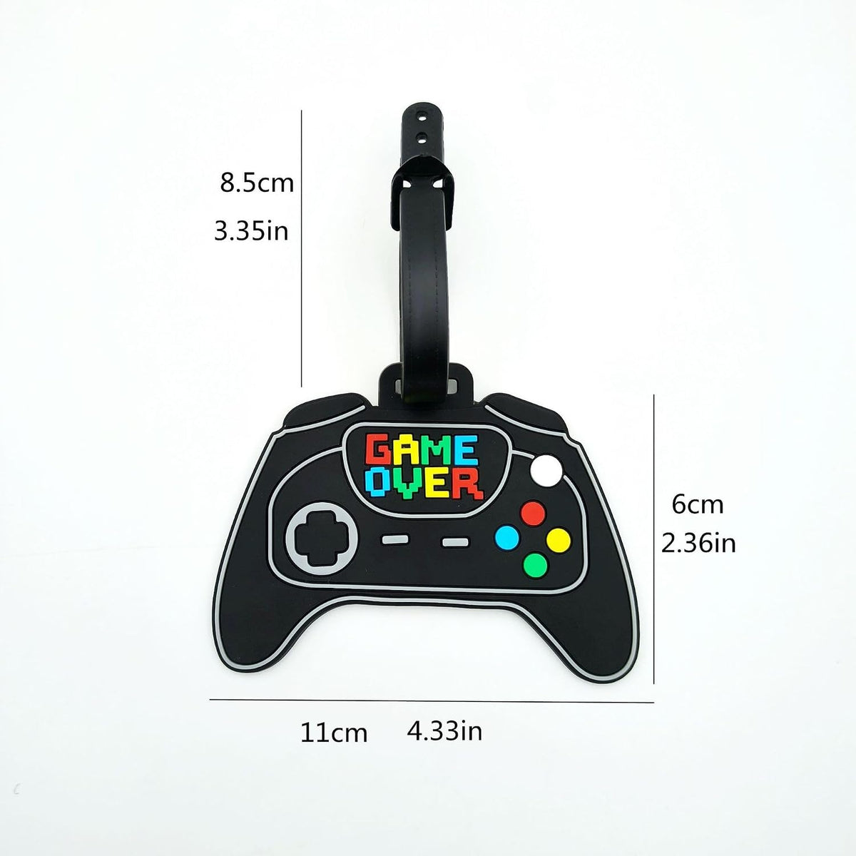 Retro Game Controller Silicone Luggage Tag