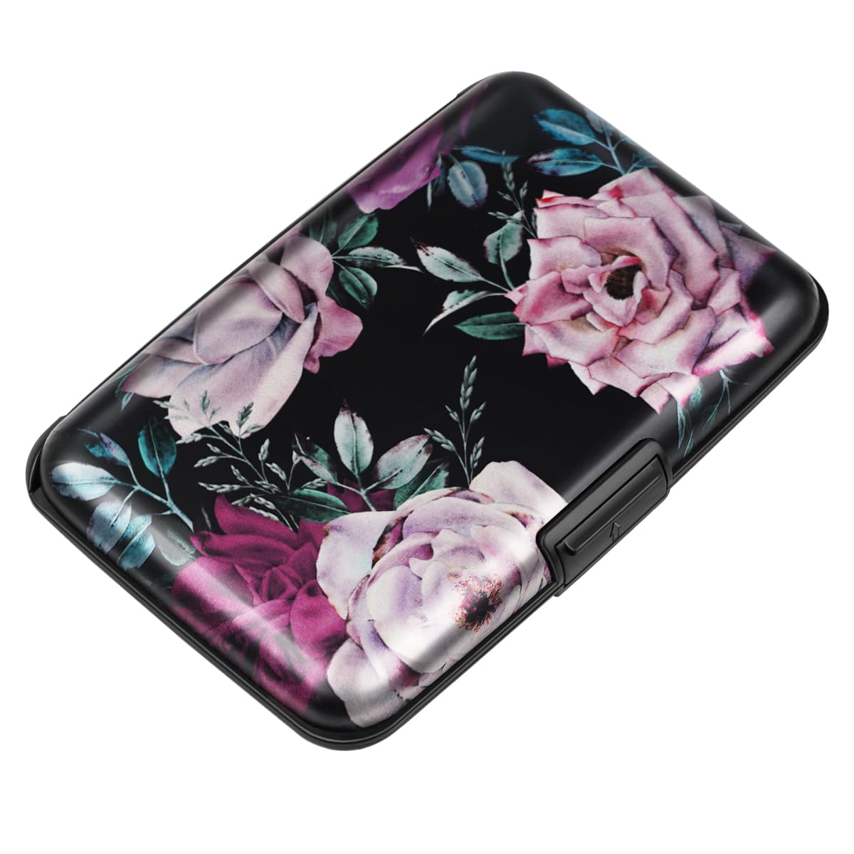 Coco Rossi Credit Card Holder RFID Aluminum Small Mini Wallet Women