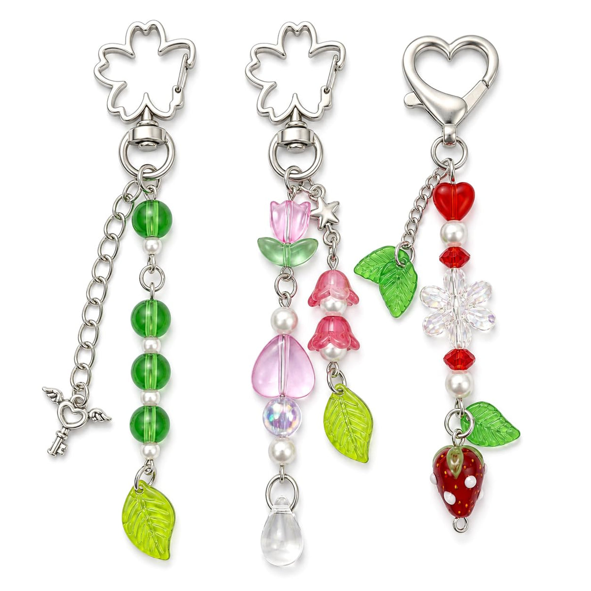AGEN KGEN Novelty keychains Aesthetic Y2K Keychain Charms Stylish Keychains Accessories for Women Bag Purse Gifts