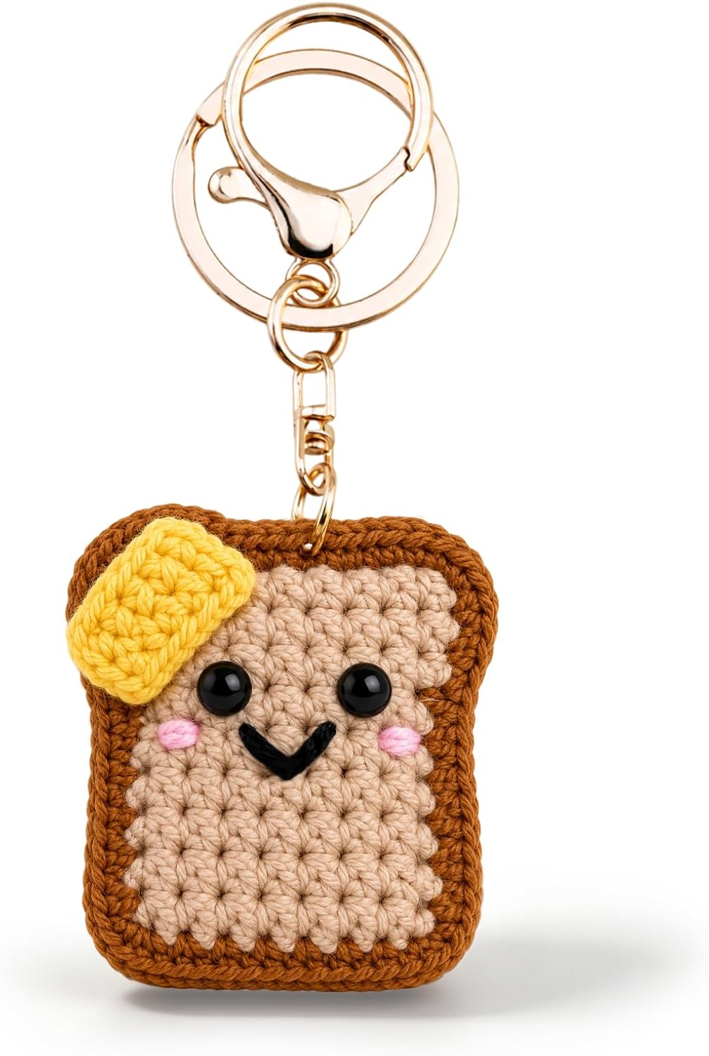 igvean Toast Keychain Heart Keychain Good Luck Gifts Sunflower Gifts