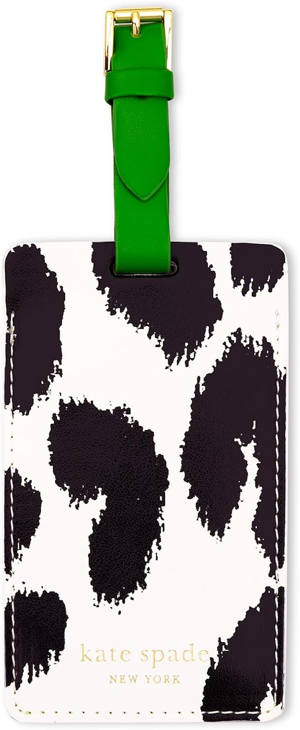 kate spade new york Leatherette Luggage Tag, Enchanted Stripe