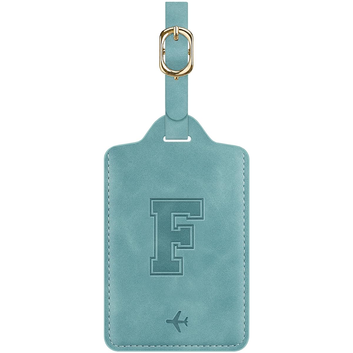 Luggage Tags for Suitcase Personalized Initial Leather Bag Tags