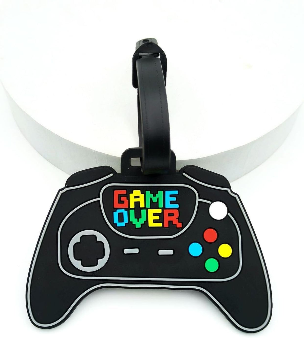 Retro Game Controller Silicone Luggage Tag