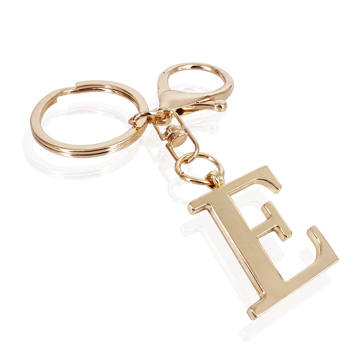 LAXPICOL Initial Letter A-Z Keychain For Women,Bag Purse Backpack Charm