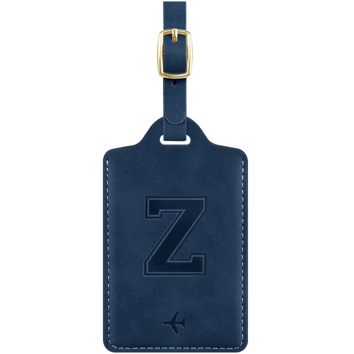 Luggage Tags for Suitcase Personalized Initial Leather Bag Tags