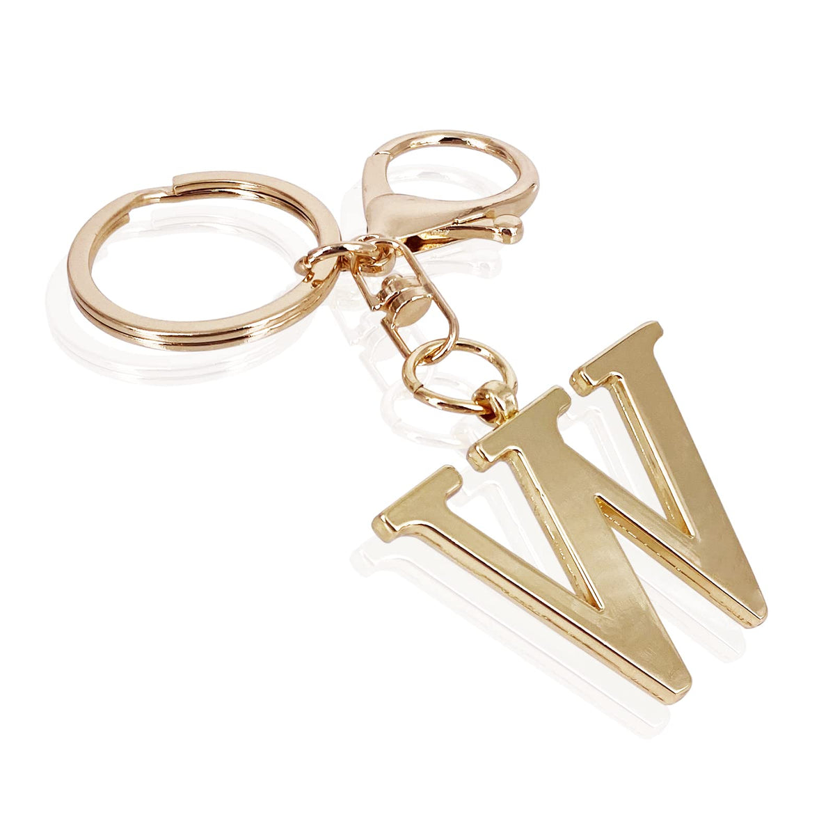LAXPICOL Initial Letter A-Z Keychain For Women,Bag Purse Backpack Charm