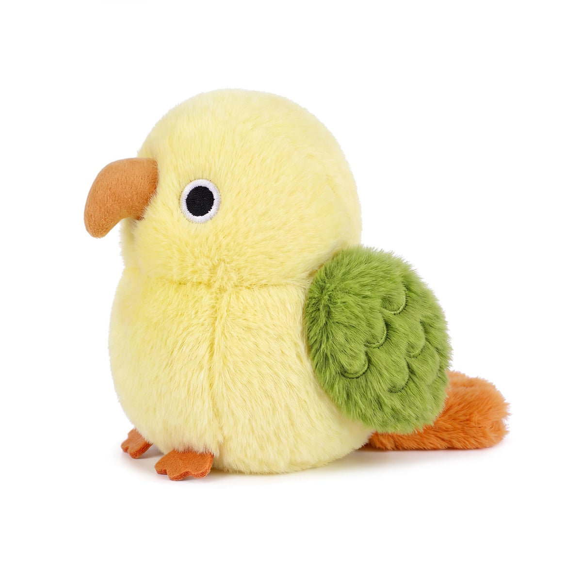 Ditucu Palm-Sized Lavender Pacific Parrotlet Keychain Plush Cute Soft 4.3 inch Bird Stuffed Animal Realistic Purple Parrot Toys Gifts Pendant for Backpack Decoration for Kids Adults