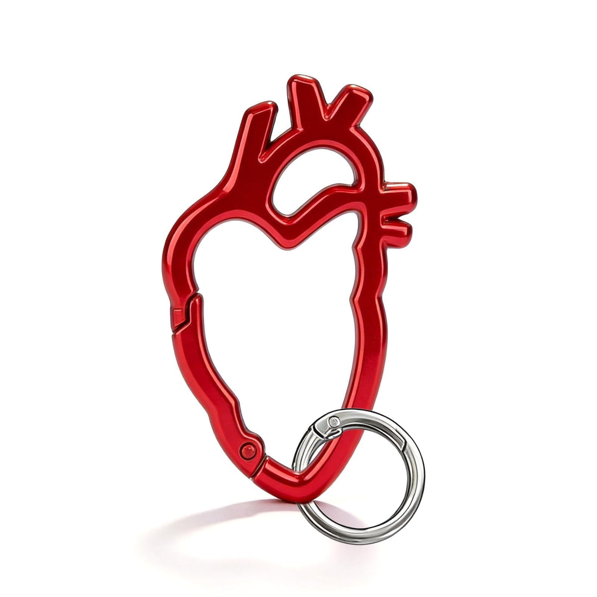 Angyape Y2K Heart Carabiner Keychain Cute Star Carabiner Clip for Keys Cool Key Ring Purse Bag Charms Goth Accessories Gifts