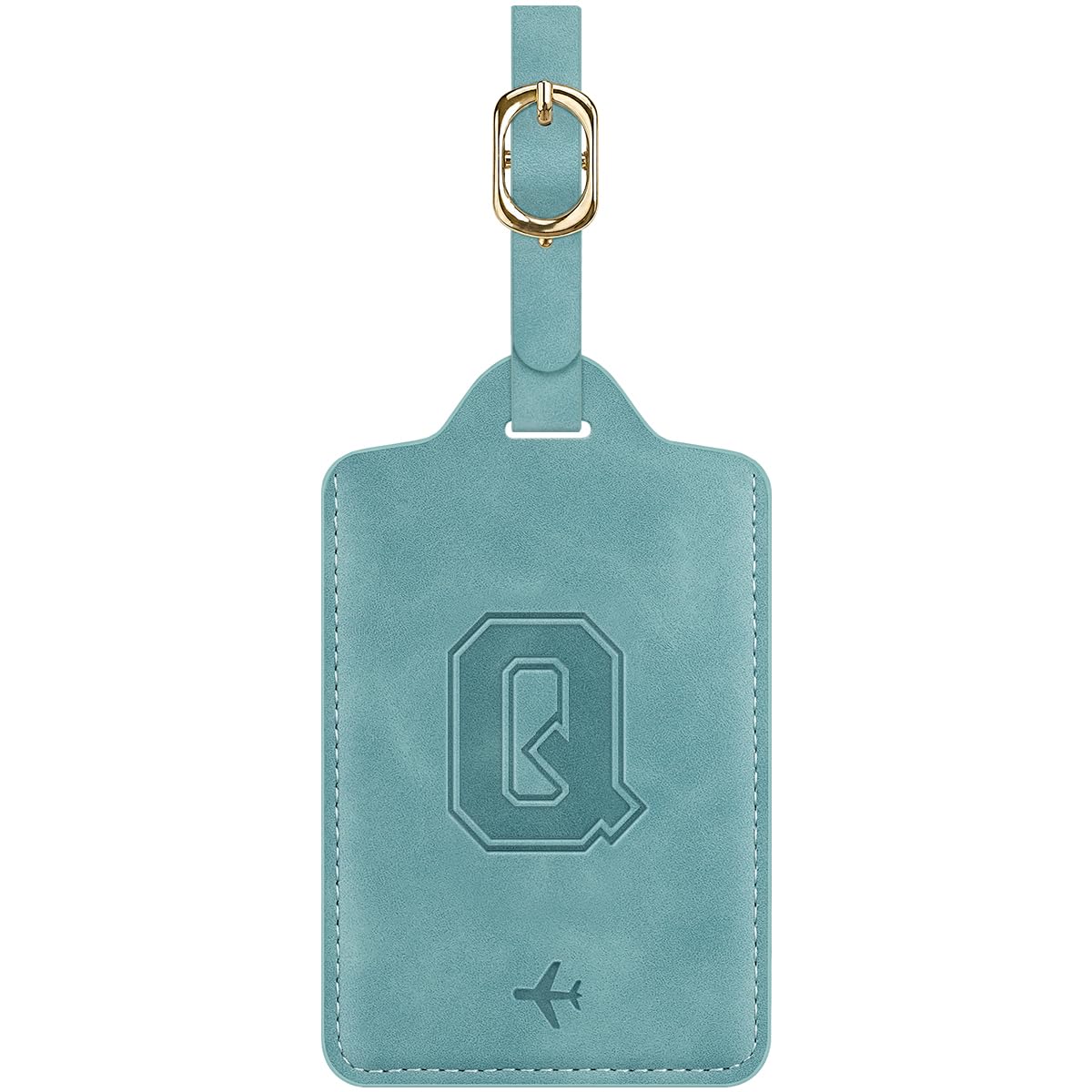 Luggage Tags for Suitcase Personalized Initial Leather Bag Tags