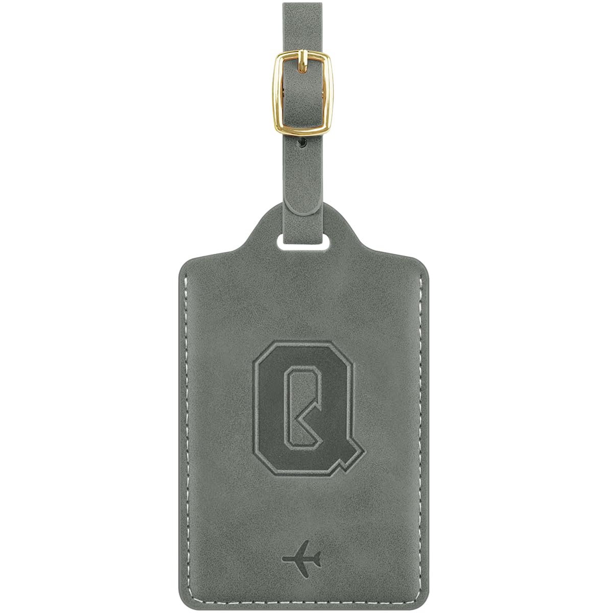 Luggage Tags for Suitcase Personalized Initial Leather Bag Tags