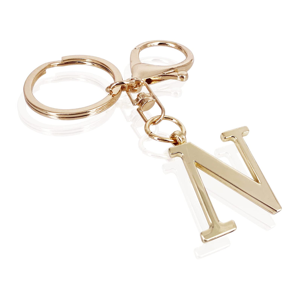 LAXPICOL Initial Letter A-Z Keychain For Women,Bag Purse Backpack Charm