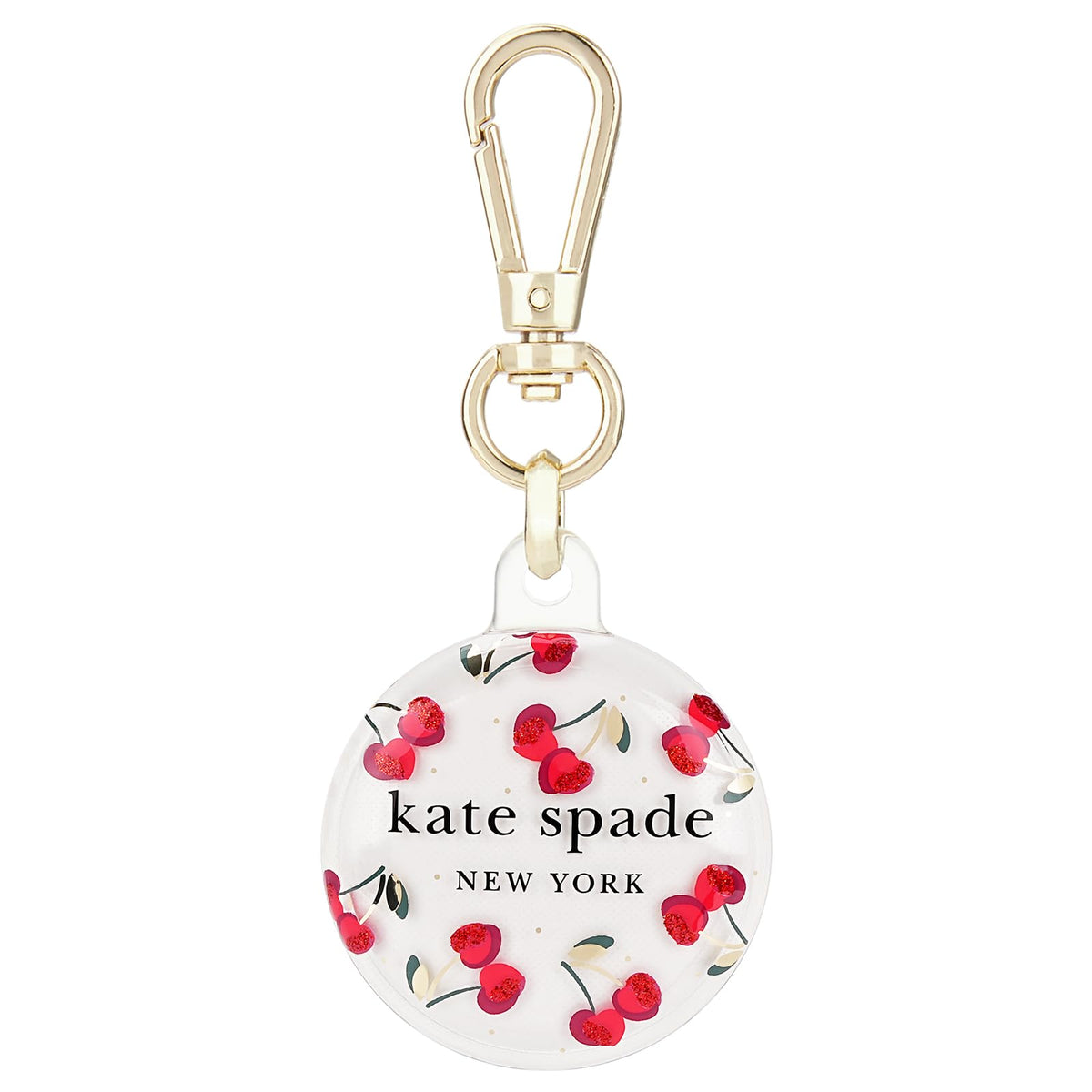 kate spade new york AirTag Charm Keychain - Heart-Shaped AirTag Holder