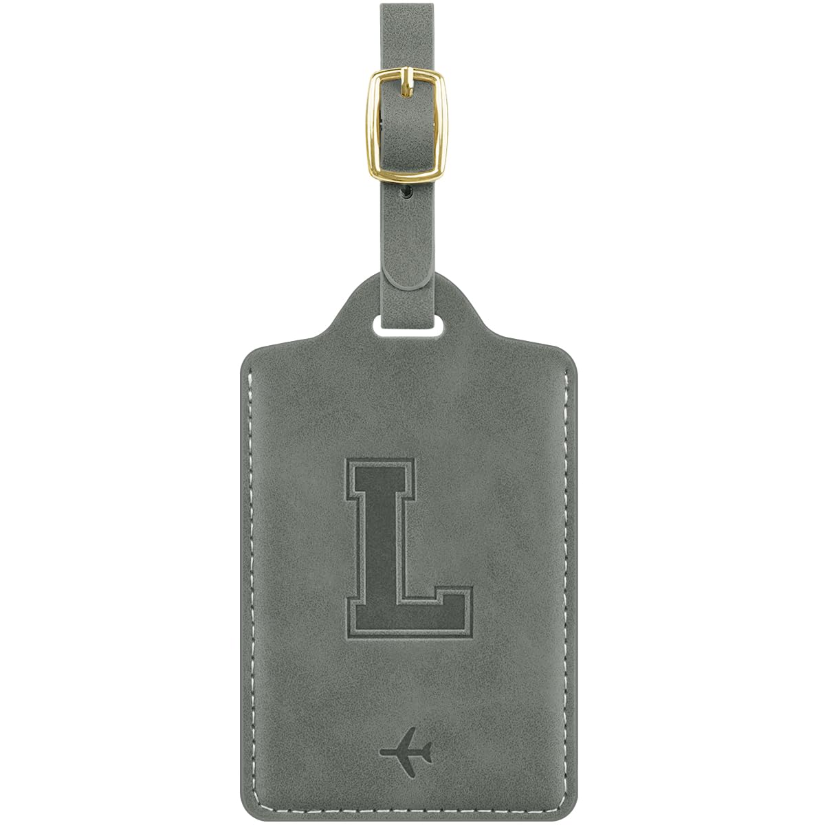 Luggage Tags for Suitcase Personalized Initial Leather Bag Tags