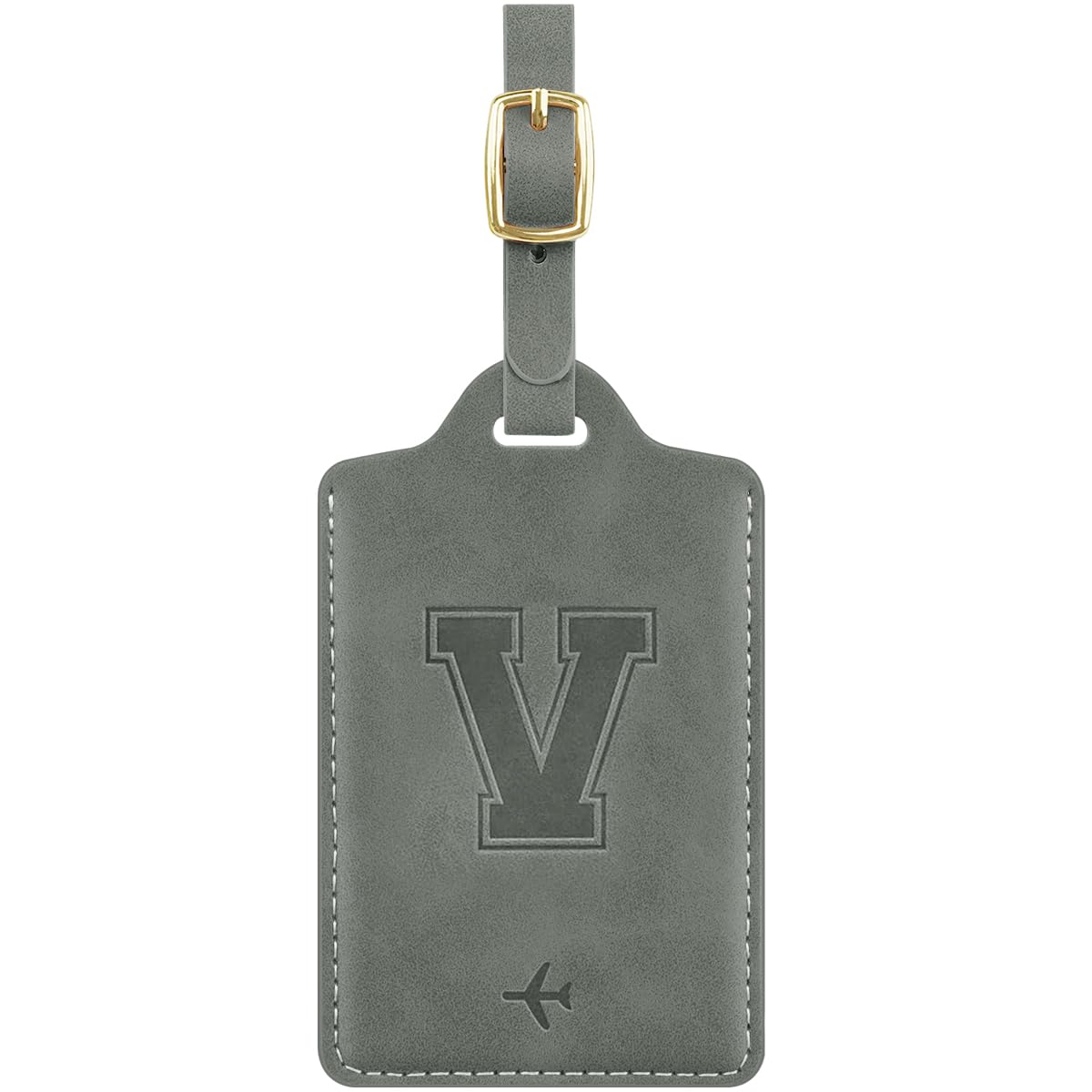 Luggage Tags for Suitcase Personalized Initial Leather Bag Tags