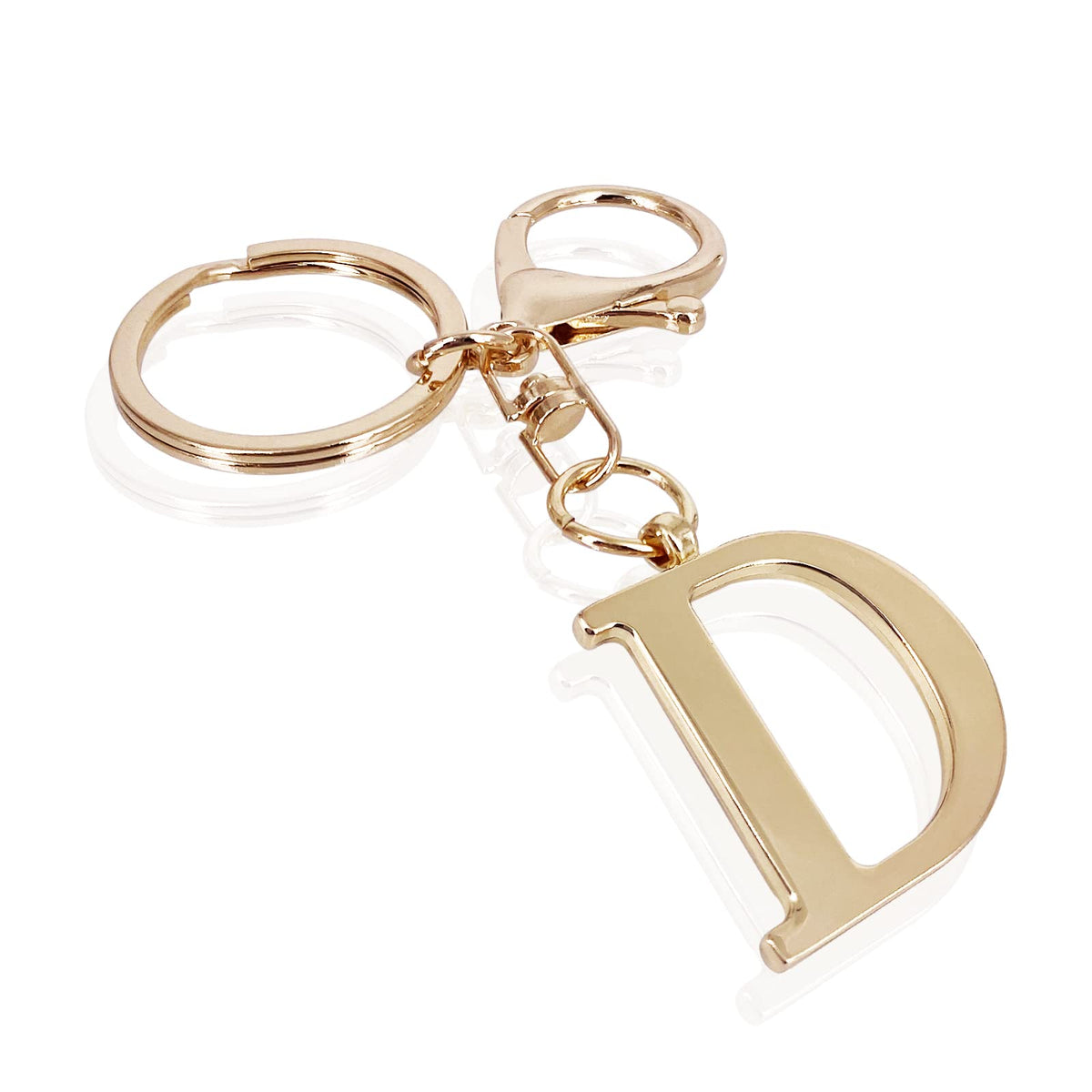 LAXPICOL Initial Letter A-Z Keychain For Women,Bag Purse Backpack Charm
