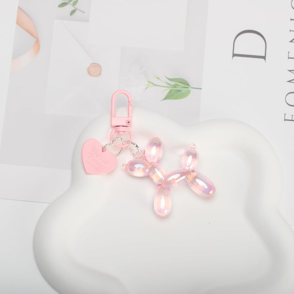 Jelly Balloon Dog Keychains for Women Key Chain for Handbag Purse Car keys Accessories for Car Keys,2inch