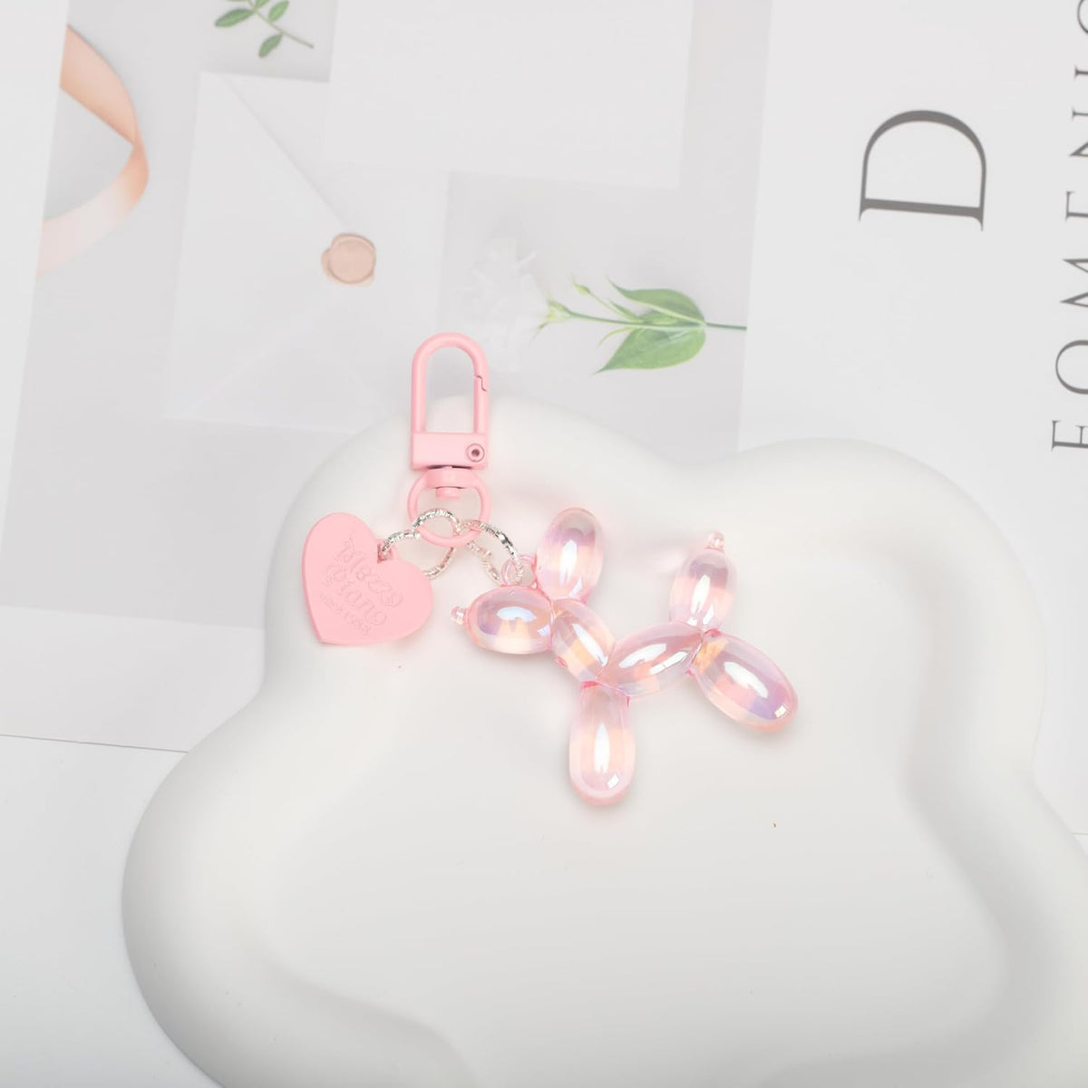 Jelly Balloon Dog Keychains for Women Key Chain for Handbag Purse Car keys Accessories for Car Keys,2inch