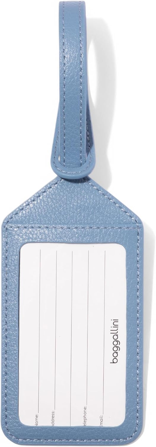 Baggallini Luggage Tag - 2.5"x4" Lightweight Travel Essential Suitcase Tag