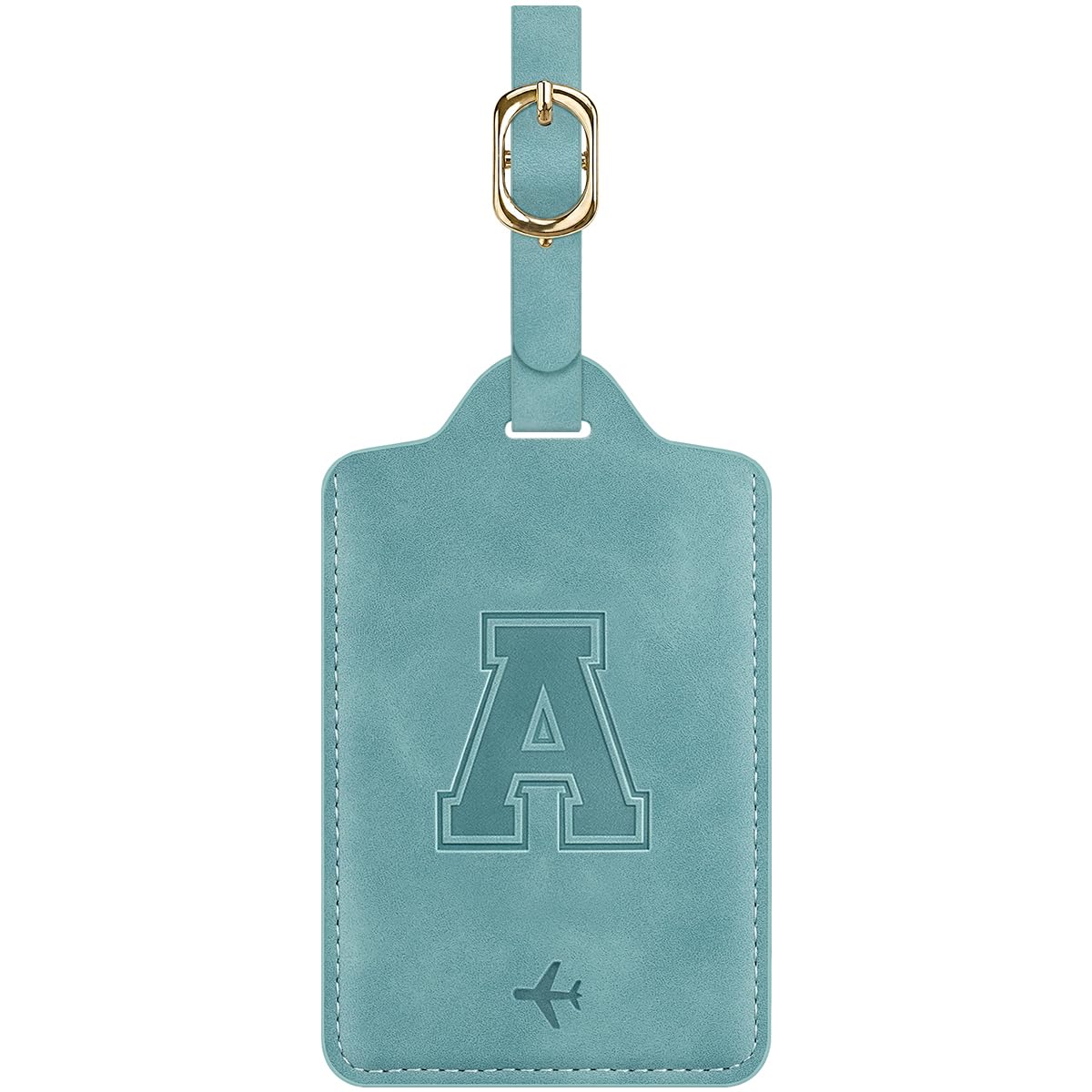 Luggage Tags for Suitcase Personalized Initial Leather Bag Tags