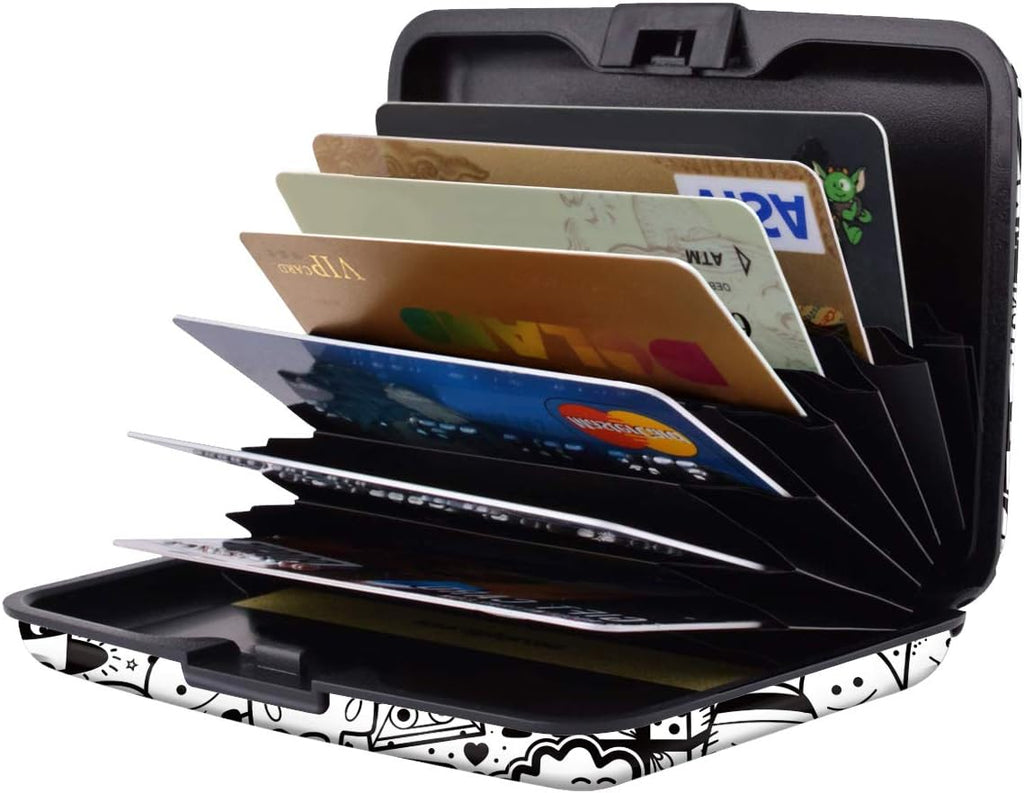 Coco Rossi Credit Card Holder RFID Aluminum Small Mini Wallet Women