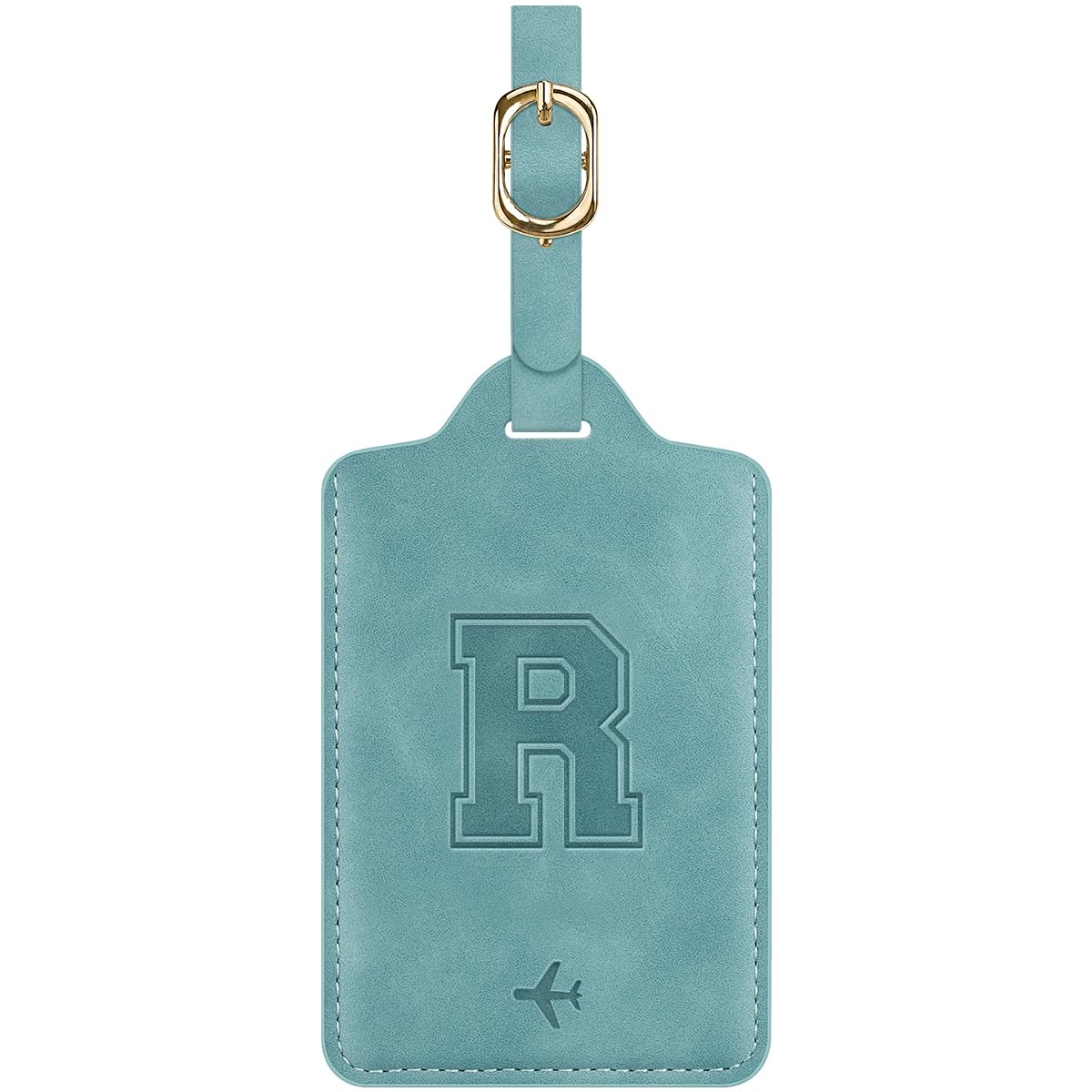 Luggage Tags for Suitcase Personalized Initial Leather Bag Tags