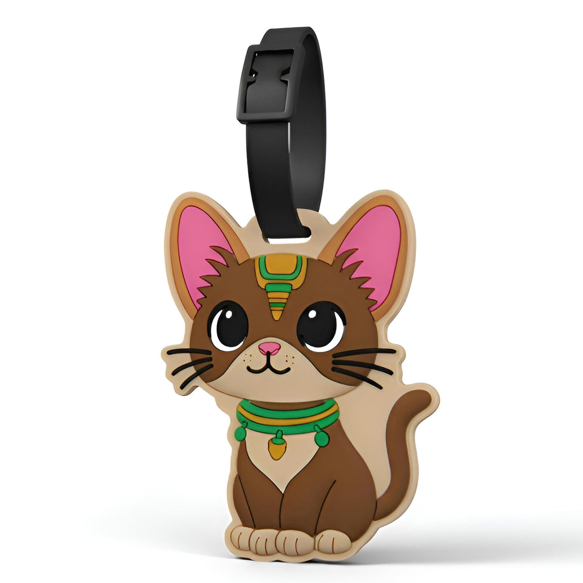 Luggage Tags for Suitcases, British Shorthair Cat Carry-On Silicone ID Tag
