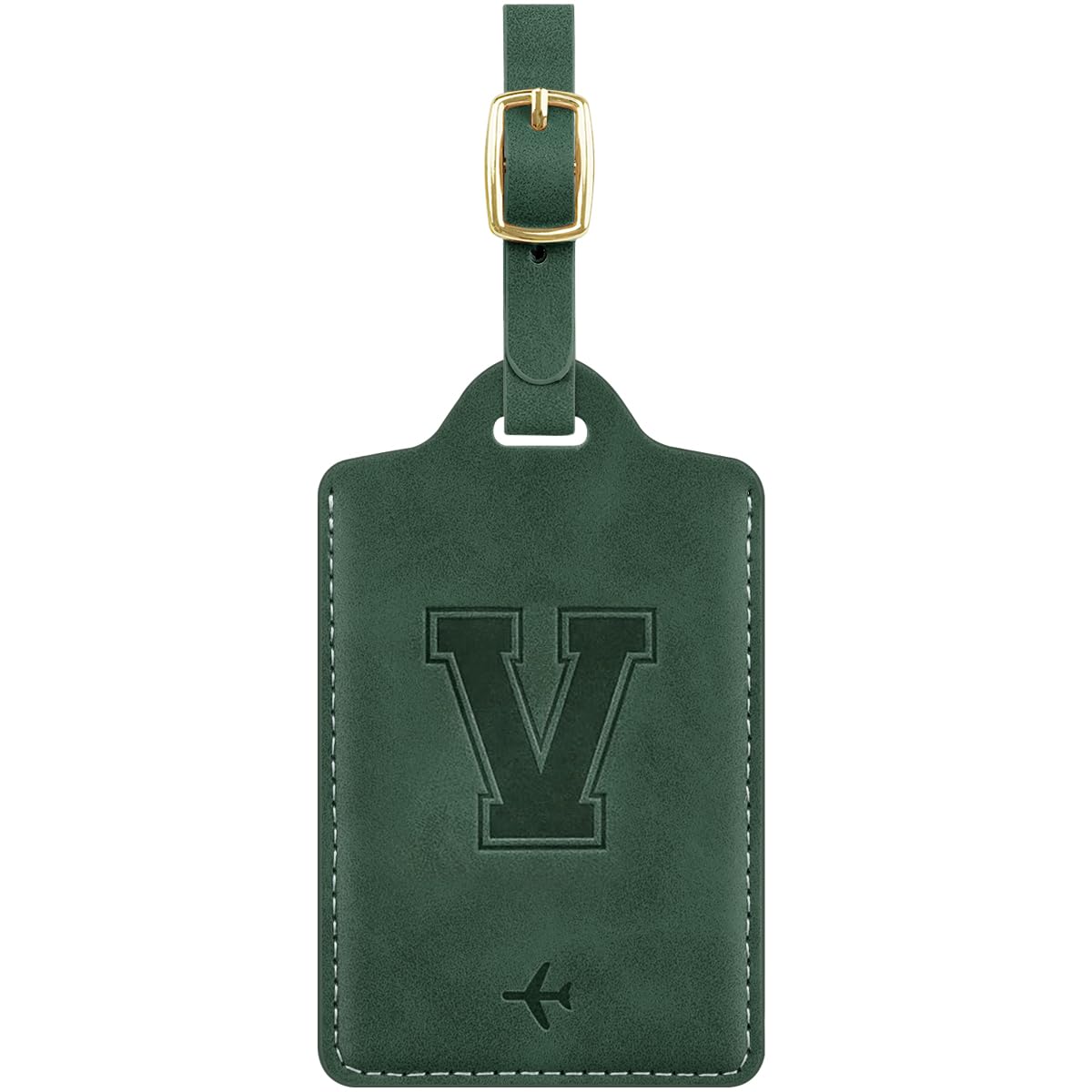 Luggage Tags for Suitcase Personalized Initial Leather Bag Tags