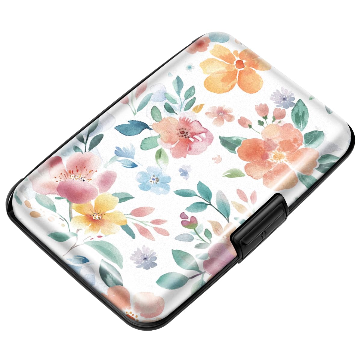 Coco Rossi Credit Card Holder RFID Aluminum Small Mini Wallet Women