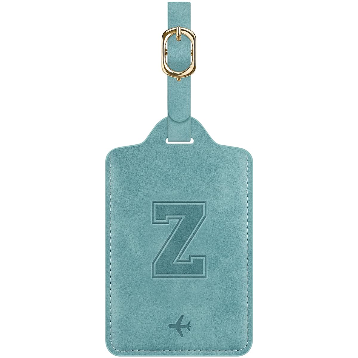 Luggage Tags for Suitcase Personalized Initial Leather Bag Tags
