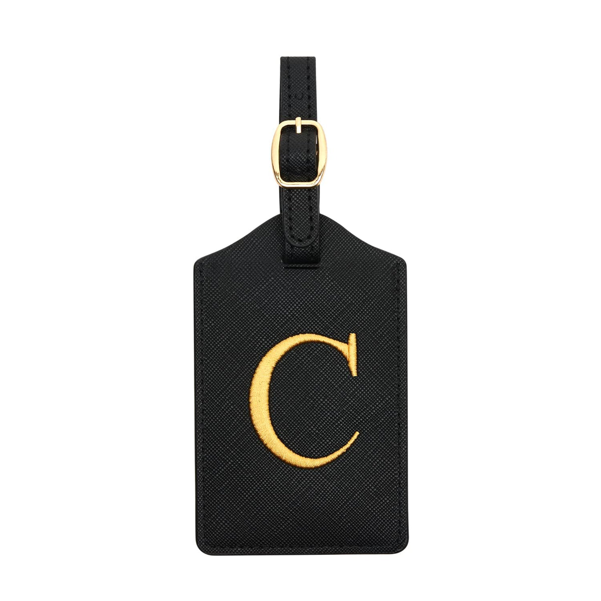 Luggage Tag PU Leather for Suitcase Baggage Handbag Travel Bag Label Suitcase Tag Suitcase Label Tag w. Name Card & Privacy Cover (E)